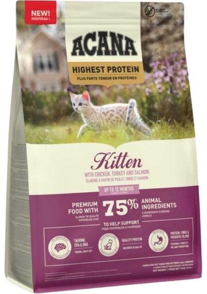 Highest Protein Kitten Yavru Kedi Maması (1,8 Kg)