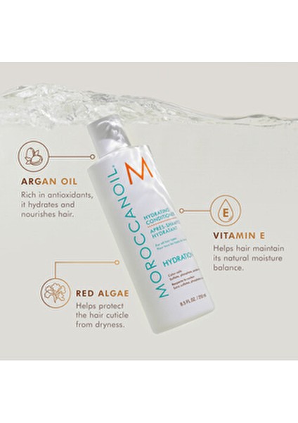 Nem Veren Saç Kremi Tüm Saç Tipleri İçin Nemlendirici 250 ml Paraben İçermez