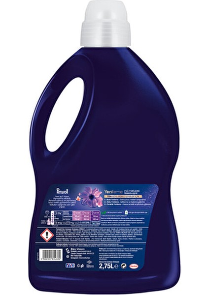 Yenileme Sıvı Çamaşır Deterjanı 4'lü Set 200 Yıkama Çiçek Cazibesi Koyu Renkler indirimleri