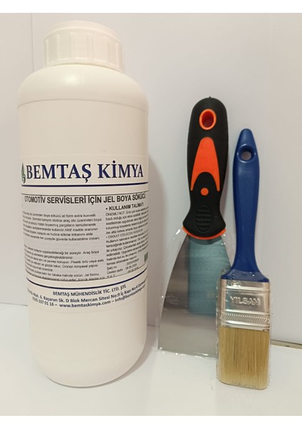 Otomotiv Servisleri Için Jel Boya Sökücü 1.2kg fiyatları