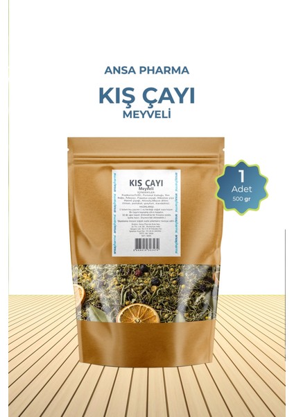Kış Çayı Doğal ve Lüks Meyveli 500 G Ermiş Attar