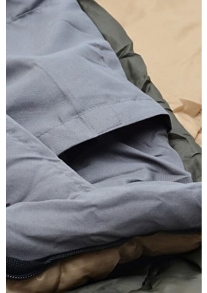 Campout Extreme Kışlık Mumya Uyku Tulumu -20°C Sıcaklık Limitli 220x80 cm
