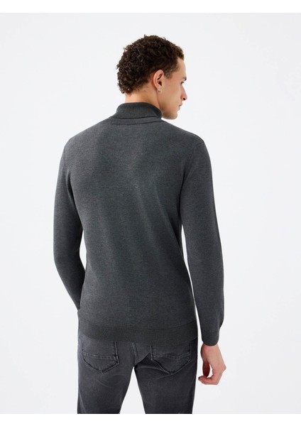 Regular Fit Antrasit Erkek Kazak LF2041623 modelleri
