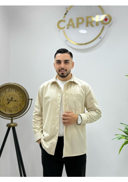 Erkek Kadife Kumaş Kışlık Gömlek Yeni Sezon Oversize Gömlek Renk Solması Yapmaz fiyatları