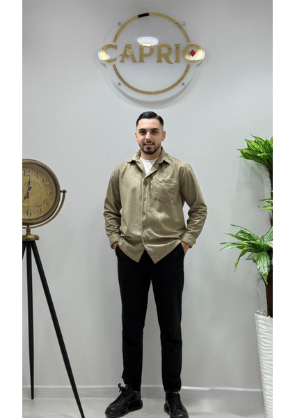 Erkek Kadife Kumaş Kışlık Gömlek Yeni Sezon Oversize Gömlek Renk Solması Yapmaz modelleri