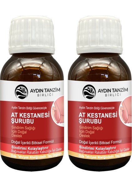 Aydın Tanzim Birliği At Kestanesi Şurubu 2 Adet Destekleyici Gıda Takviyesi