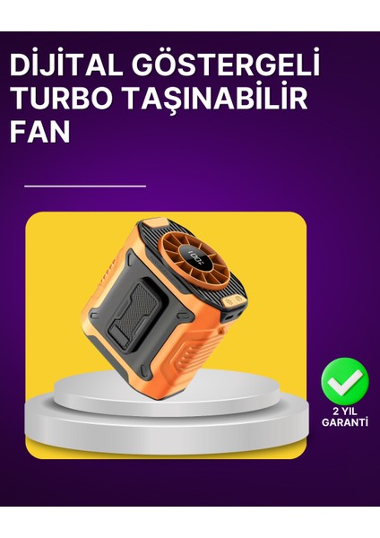 100 Kademeli Hız Ayarlı Taşınabilir Bel ve Boyun Fanı
