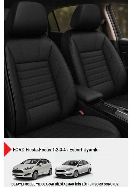 Stone Deri Oto Koltuk Kılıfı-(Ford Focus-Fiesta-Escort Uyumlu)