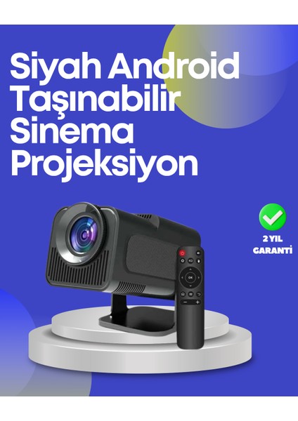 Hdmı, USB ve Kulaklık Girişli Çoklu Bağlantı Seçenekli Projektör