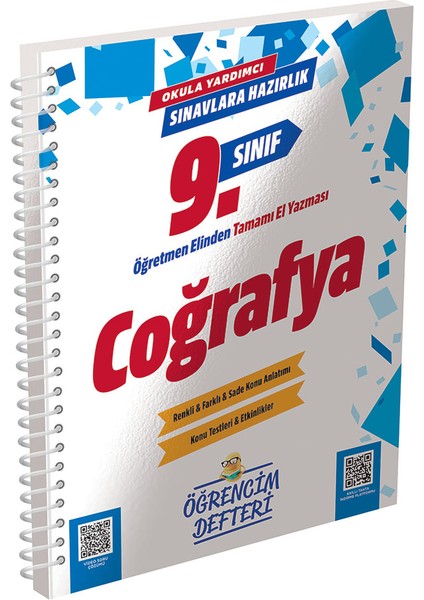 3164 - 9.sınıf Coğrafya Öğrencim Defteri