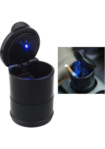 Lotus Eclat Uyumlu Mavi Işıklı Kapaklı Siyah Küllük-Kumbara modelleri