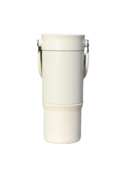 Taşınabilir El Tipi Tek Tuşla Açılan Kapak 316 Paslanmaz Çelik Yalıtım Kahve Fincanı 770ML/900ML (Yurt Dışından)