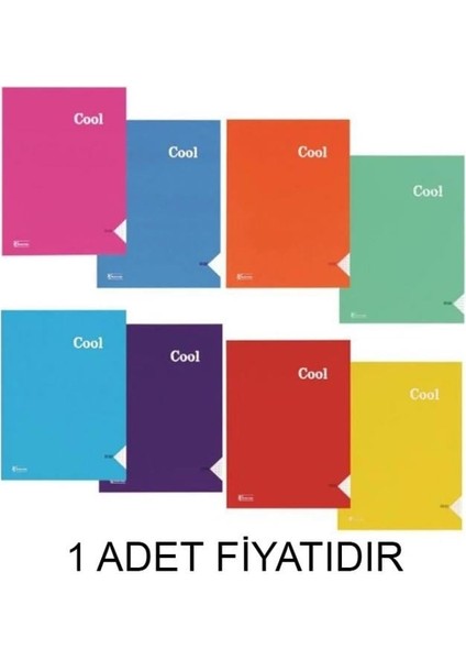Cool Kareli A4 40 Yaprak Pp Kapak Dikişli Defter fiyatları