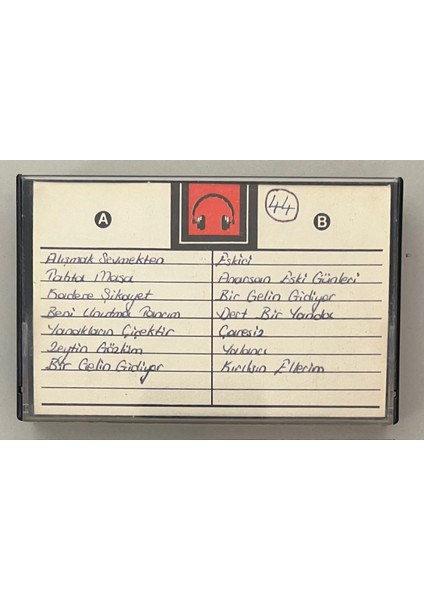 Türkçe Arabesk Fantezi Özel Dolum Kaset (Dönem Dolum Kaset Şarkı Listesi Kaset Kapağındadır) Ref:06