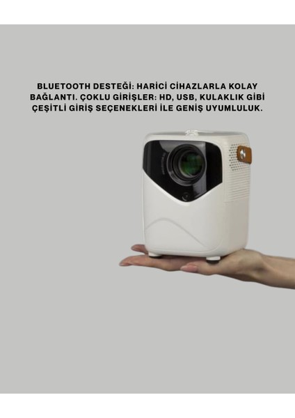 Çoklu Giriş Destekli Projektör – Hdmı, USB ve Kulaklık Bağlantı Seçenekleriyle Geniş Uyuml indirimleri