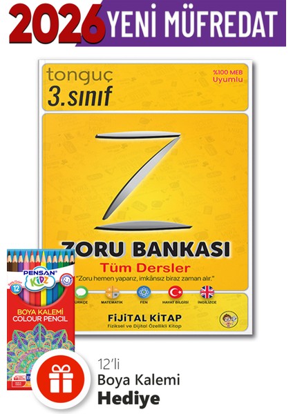 3. Sınıf Zoru Bankası Tüm Dersler +Hediyeli