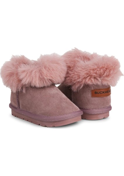 Slide BUCK3062-BH009 Kürklü Çocuk Botu - Toz Pembe indirimleri