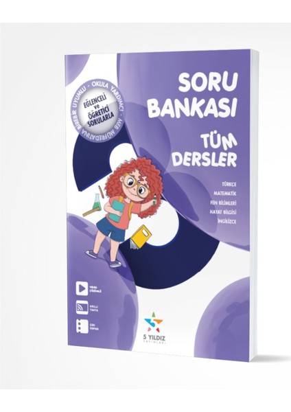 5 Yıldız Yayınları 5 Yıldız 3. Sınıf Tüm Dersler Soru Bankası