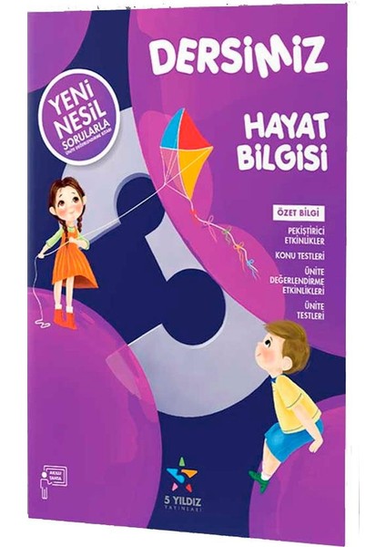 5 Yıldız Yayınları 3. Sınıf Hayat Bilgisi Etkinlikli Soru Bankası fiyatları