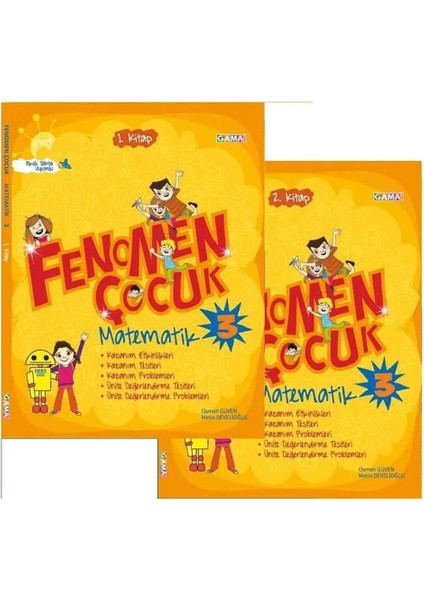 3. Sınıf Fenomen Çocuk Matematik 1. ve 2. Kitap fiyatları