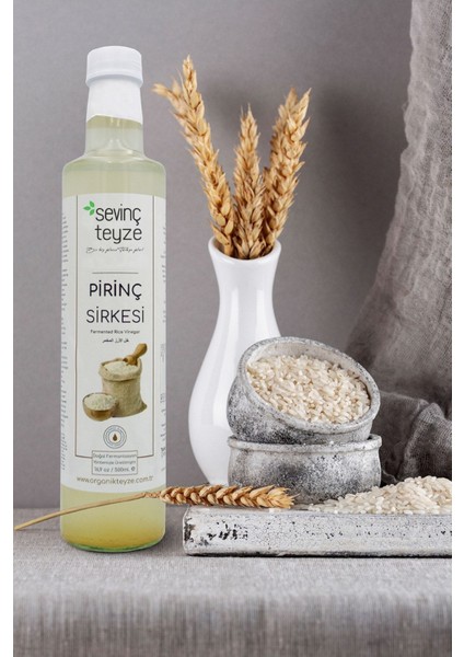 Sevinç Teyze Doğal Fermantasyon Pirinç Sirkesi 500ML (Natural Fermentation Rice Vinegar)