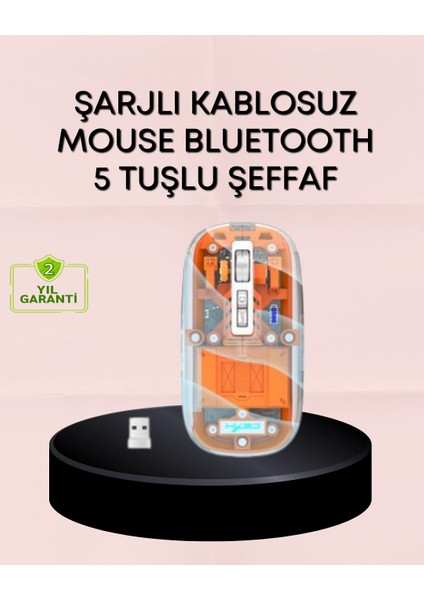 Hafif ve Taşınabilir Fare – 43 Gram, Otomatik Uyku Modlu