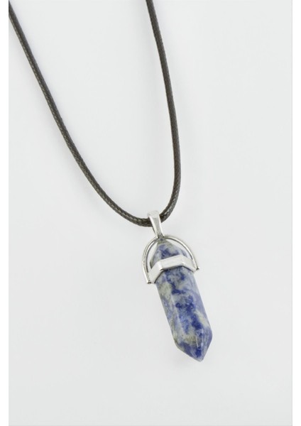 Msa-Shop Sodalit Point Kolye-Açık Mavi fiyatları