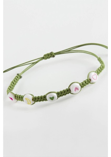 Emoji Makrome Örgülü Bileklik fiyatları