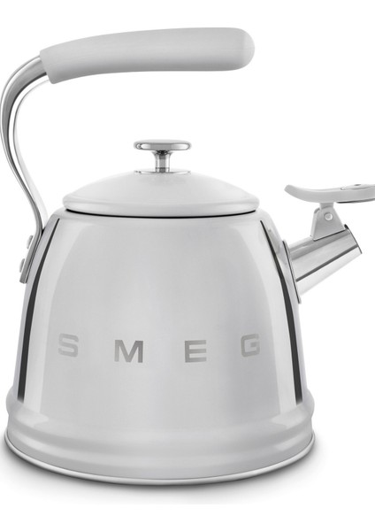 Beyaz 2.3 Lt Çelik Düdüklü Set Üstü Kettle, Şık ve Kullanışlı Tasarım