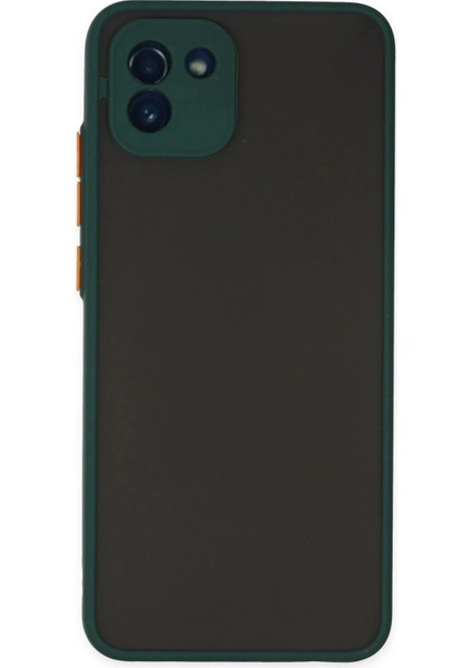 Bfs Samsung Galaxy A03 Kılıf Montreal Silikon Kapak - Yeşil
