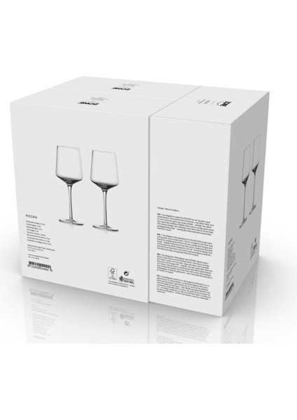 Rocks Kristal Beyaz Şarap Kadehi 2 Adet 30 cl