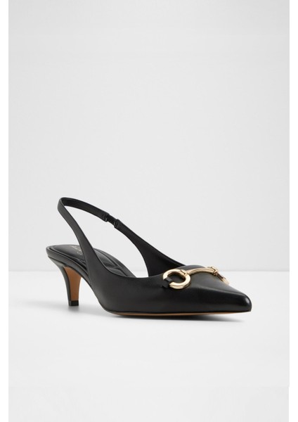 Finnea Ayakkabı Orta Boy Topuklu - Siyah fırsatları