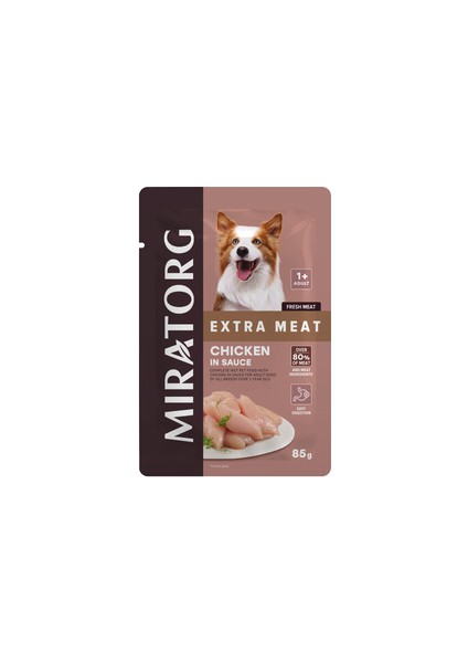 Adult Gravy Tavuk Etli Köpek Yaş Maması 85 gr