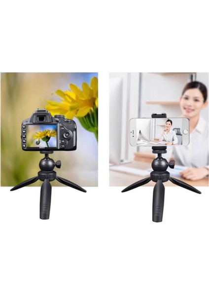Pocket M2T Mini Masaüstü Tripod + Telefon Tutucu | 19CM Yükseklik, 2,5kg Taşıma Kapasitesi fırsatları