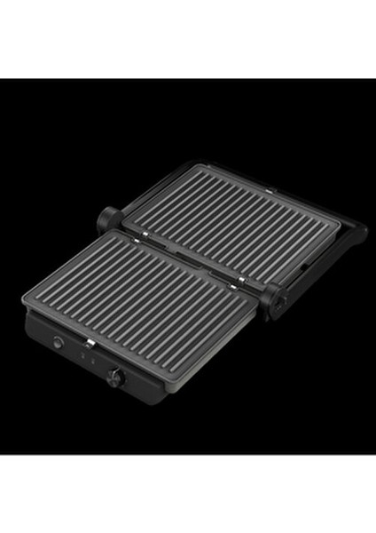 Tm 6046 G Tost Makinesi 2400 W Güçlü Çift Taraflı Seramik Plaka Gri Renk