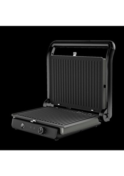 Tm 6046 G Tost Makinesi 2400 W Güçlü Çift Taraflı Seramik Plaka Gri Renk