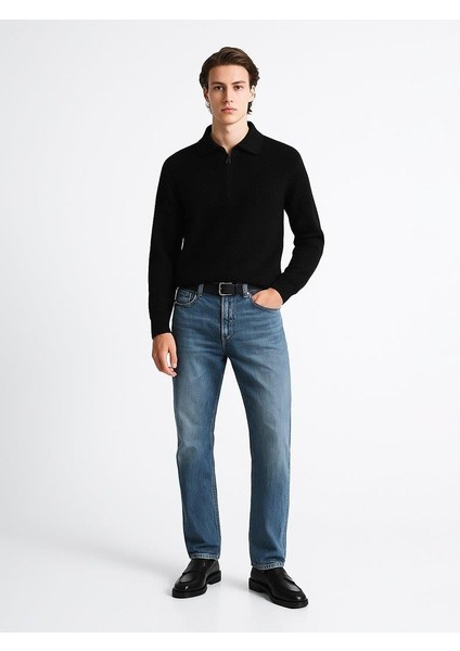 Ltb Fan-X Erkek Yarım Fermuarlı Kazak