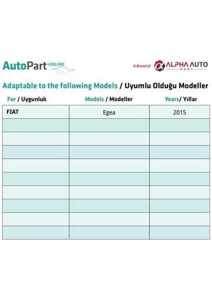 Fiat Egea Için Arka Tampon Reflektörü-Sol fırsatları