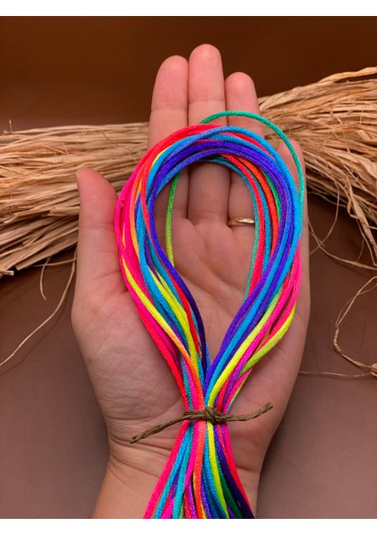 Floş Ip Neon Sarı Renk (Sıçan Kuyruğu) 2 mm 10 Metre Takı Bileklik Ipi fiyatları