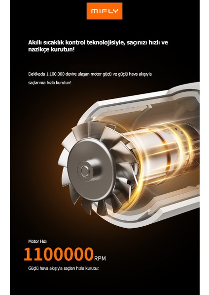 Mıfly Super Hairdryer Saç Kurutma Makinesi indirimleri