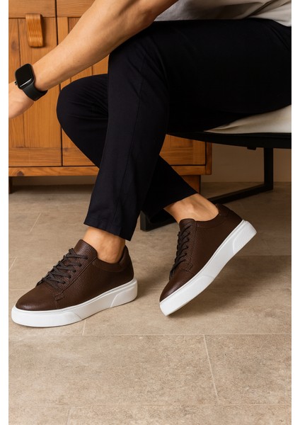 Tommy Erkek Deri Sneaker Ayakkabı
