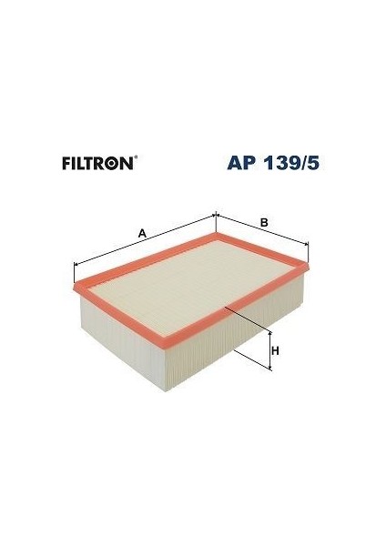 Fıltron AP139.5 - Hava Filtresi Golf Vıı 1.6-2.0 Tdı 12 A3-Leon-Octavıa 1.6-1.8-2.0 Tdı 12