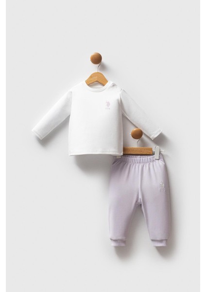 U.s. Polo Assn Kız Bebek 3'lü Takım Lila fiyatları