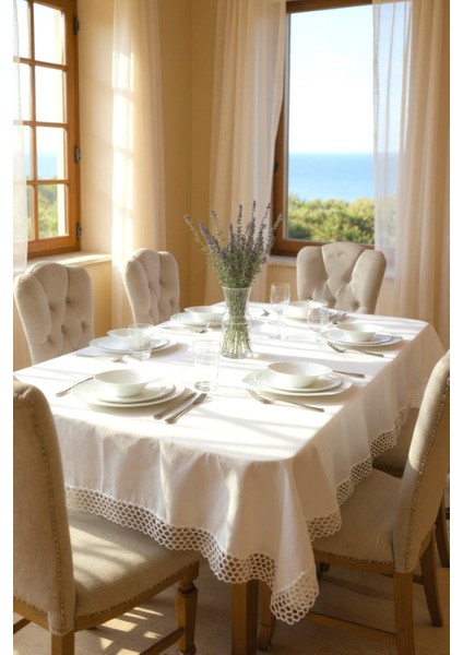 Dertsiz Masa Örtüsü 160X220 cm – Yıkanabilir, Kolay Temizlenir Masa Örtüsü-File fiyatları