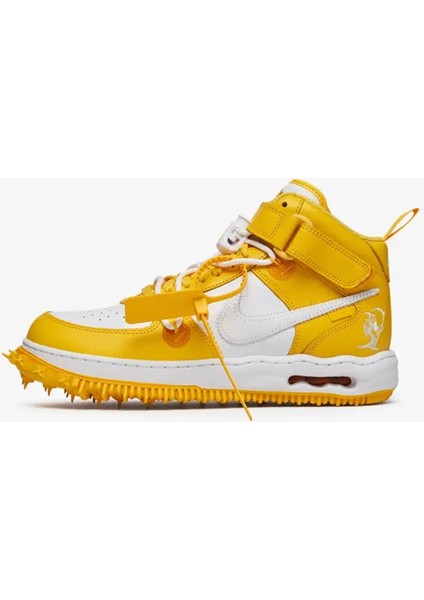 Air Force 1 Mid Sp Af1 Special Series Unisex Leather Sneaker Özel Seri Hakiki Deri Unisex Günlük Spor Ayakkabı Sarı modelleri