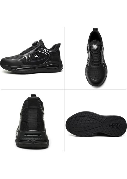 Çelik Burun Otomatik Bağcıklı Su Geçirmez Spor Iş Ayakkabısı Delinmez Ortopedik S3 modelleri