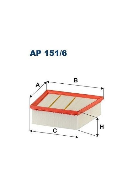 Fıltron AP151.6 - Hava Filtresi Fıesta Vıı-Fıesta Mk Vııı-Ecosport-1.0-1.1-1.5tdcı-1.6st-05/17-