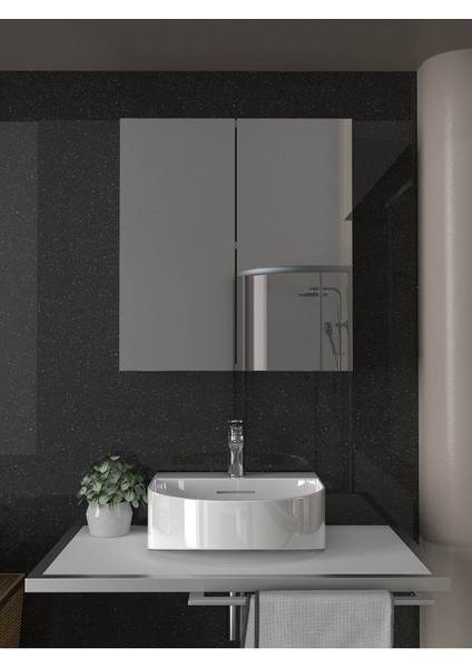 Binary Banyo Üst Dolabı Aynalı Dolap Çok Amaçlı Dolap Beyaz fiyatları