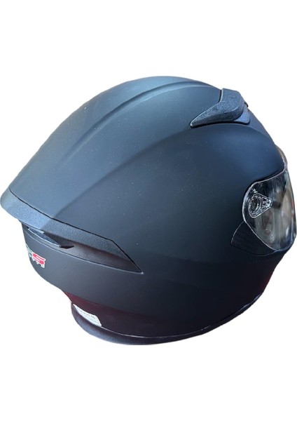 Fullface Güneş Vizörlü Kask Mat Siyah Medium (M) fiyatları