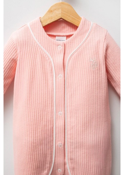 U.s. Polo Assn Kız Bebek Tulum Açık Pembe modelleri